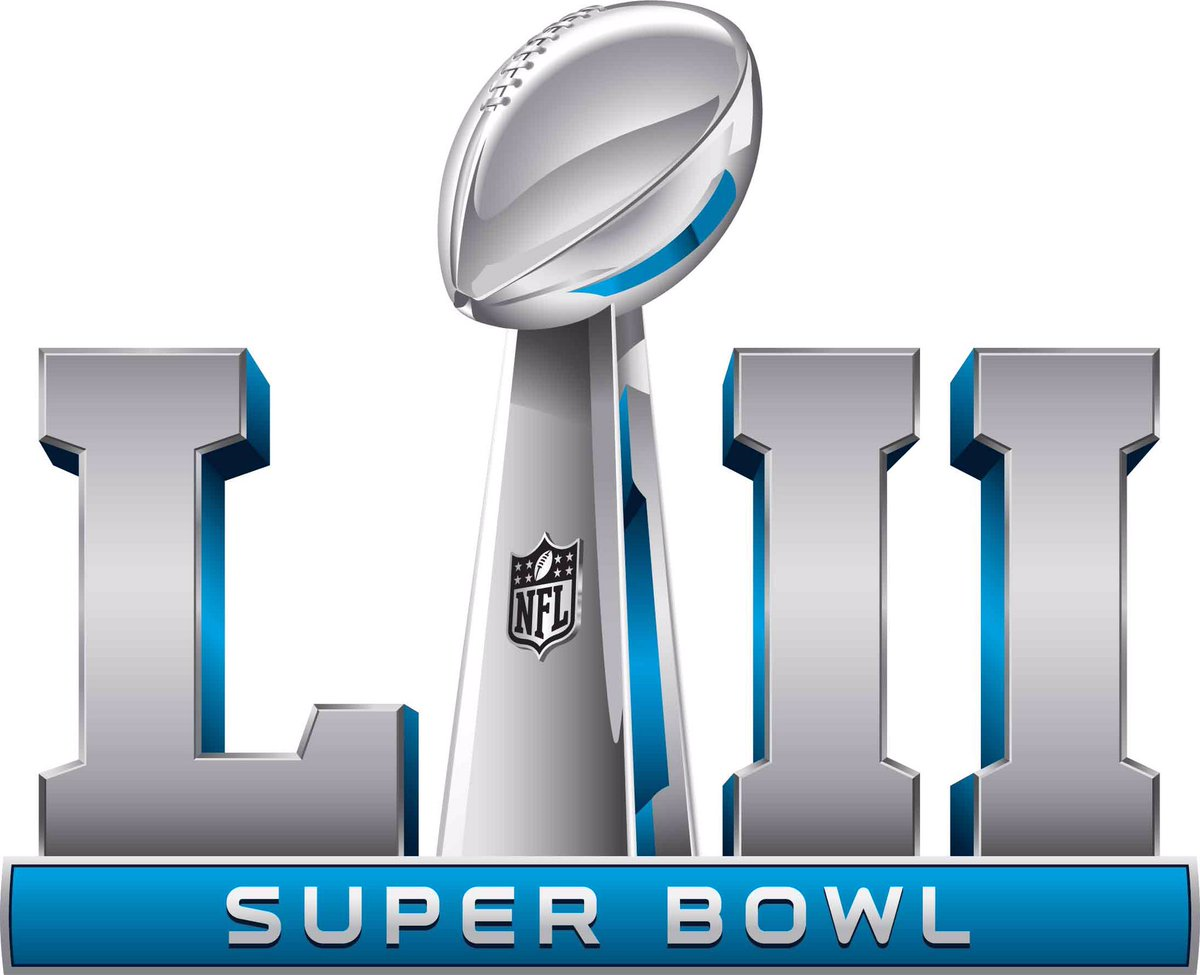 Super Bowl LII Primary Logo iron on transfers for clothing